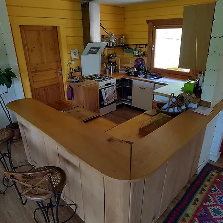 With En Bathroom In Cosy Wooden House ゲストハウス Rimont